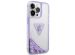 Guess Liquid Glitter Backcover iPhone 14 Pro - Paars