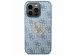 Guess 4G Metal Logo Backcover iPhone 14 Pro Max - Blauw