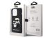 Karl Lagerfeld Karl & Choupette 3D Rubber Hardcase Backcover iPhone 15 Pro - Zwart
