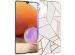 iMoshion Design hoesje Samsung Galaxy A32 (4G) - Grafisch Koper / Wit
