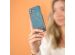 iMoshion Design hoesje Samsung Galaxy S21 FE - Grafisch Koper / Blauw