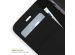 Accezz Wallet Softcase Bookcase Motorola Moto G20 - Zwart