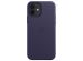 Apple Leather Backcover MagSafe iPhone 12 (Pro) - Deep Violet