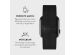 Burga Milanees bandje Apple Watch Series 1-9 / SE - 38/40/41mm - Zwart