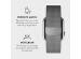 Burga Milanees bandje Apple Watch Series 1-9 / SE / Ultra (2) - 42/44/45/49mm - Zilver