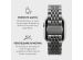 Burga Stalen bandje Apple Watch Series 1-9 / SE / Ultra (2) - 42/44/45/49mm - Chic Royal - Zilver