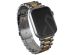 Burga Stalen bandje Apple Watch Series 1-9 / SE - 38/40/41mm - All eyes on me - Goud en zilver