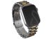 Burga Stalen bandje Apple Watch Series 1-9 / SE / Ultra (2) - 42/44/45/49mm - All eyes on me - Goud en zilver