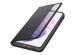 Samsung Originele Clear View Bookcase + Adapter Galaxy S21 - Zwart