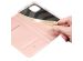 Dux Ducis Slim Softcase Bookcase iPhone 15 - Rosé Goud