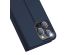 Dux Ducis Slim Softcase Bookcase iPhone 15 Pro - Donkerblauw