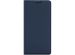 Dux Ducis Slim Softcase Bookcase Motorola Moto E22 - Donkerblauw