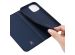 Dux Ducis Slim Softcase Bookcase iPhone 14 - Donkerblauw