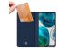 Dux Ducis Slim Softcase Bookcase Motorola Moto G52 / G82 - Blauw