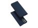 Dux Ducis Slim Softcase Bookcase OnePlus Nord 2 - Donkerblauw