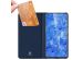 Dux Ducis Slim Softcase Bookcase Oppo Reno 6 Pro 5G - Donkerblauw