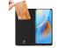 Dux Ducis Slim Softcase Bookcase Oppo A74 (4G)  - Zwart