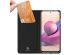 Dux Ducis Slim Softcase Bookcase Xiaomi Redmi Note 10 (4G) / Note 10S - Zwart