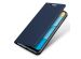 Dux Ducis Slim Softcase Bookcase Oppo A15 - Donkerblauw