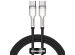 Baseus Cafule Series USB-C naar USB-C kabel - Metaal - 100 Watt - 1 meter - Zwart