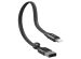 Baseus Nimble Series USB-A naar Lightning-kabel extra kort - 23 centimeter - Zwart