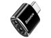 Baseus USB-A naar USB-C adapter - OTG - Zwart