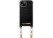 iDeal of Sweden Atelier Necklace Case iPhone 13 Mini - Jet Black Croco
