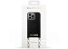 iDeal of Sweden Atelier Necklace Case iPhone 13 Pro - Jet Black Croco