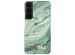 iDeal of Sweden Fashion Backcover Samsung Galaxy S22 - Mint Swirl Marble