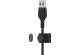 Belkin Boost↑Charge™ USB-A naar Lightning kabel braided siliconen - 1 meter - Zwart