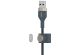 Belkin Boost↑Charge™ USB-A naar Lightning kabel braided siliconen - 1 meter - Blauw