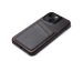 Wachikopa Full Wrap C.C. Backcover met 2 pashouders iPhone 14 - Dark Brown
