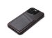 Wachikopa Full Wrap C.C. Backcover met 2 pashouders iPhone 15 Pro Max - Dark Brown