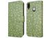 iMoshion Design Bookcase Samsung Galaxy A20e - Green Flowers