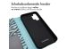 iMoshion Design Bookcase Samsung Galaxy A32 (5G) - Black Blue Stripes