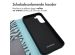 iMoshion Design Bookcase Samsung Galaxy S21 FE - Black Blue Stripes