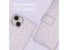 iMoshion Design Bookcase iPhone 14 - White Daisy