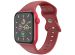 iMoshion Siliconen⁺ bandje Apple Watch Series 1-9 / SE - 38/40/41 mm - Wine - Maat S/M