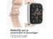 iMoshion Siliconen⁺ bandje Apple Watch Series 1-9 / SE - 38/40/41 mm - Sand Pink - Maat S/M