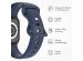 iMoshion Siliconen⁺ bandje Apple Watch Series 1-9 / SE - 38/40/41 mm - Midnight - Maat S/M