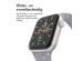 iMoshion Siliconen⁺ bandje Apple Watch Series 1-9 / SE - 38/40/41 mm - Lavender - Maat S/M
