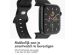 iMoshion Siliconen⁺ bandje Apple Watch Series 1-9 / SE / Ultra (2) - 42/44/45/49 mm - Zwart - Maat M/L
