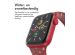 iMoshion Siliconen⁺ bandje Apple Watch Series 1-9 / SE / Ultra (2) - 42/44/45/49 mm - Wine - Maat M/L