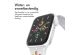 iMoshion Sport⁺ bandje Apple Watch Series 1-9 / SE - 38/40/41 mm - Maat S/M - White Rainbow
