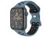 iMoshion Sport⁺ bandje Apple Watch Series 1-9 / SE - 38/40/41 mm - Maat M/L - Celestial Teal & Black