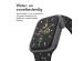 iMoshion Sport⁺ bandje Apple Watch Series 1-9 / SE / Ultra (2) - 42/44/45/49 mm - Maat S/M - Zwart