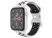 iMoshion Sport⁺ bandje Apple Watch Series 1-9 / SE / Ultra (2) - 42/44/45/49 mm - Maat S/M - White & Black