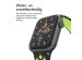 iMoshion Sport⁺ bandje Apple Watch Series 1-9 / SE / Ultra (2) - 42/44/45/49 mm - Maat S/M - Black Volt