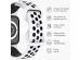 iMoshion Sport⁺ bandje Apple Watch Series 1-9 / SE / Ultra (2) - 42/44/45/49 mm - Maat M/L - Pure Platinum & Black