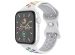 iMoshion Sport⁺ bandje Apple Watch Series 1-9 / SE / Ultra (2) - 42/44/45/49 mm - Maat M/L - White Rainbow